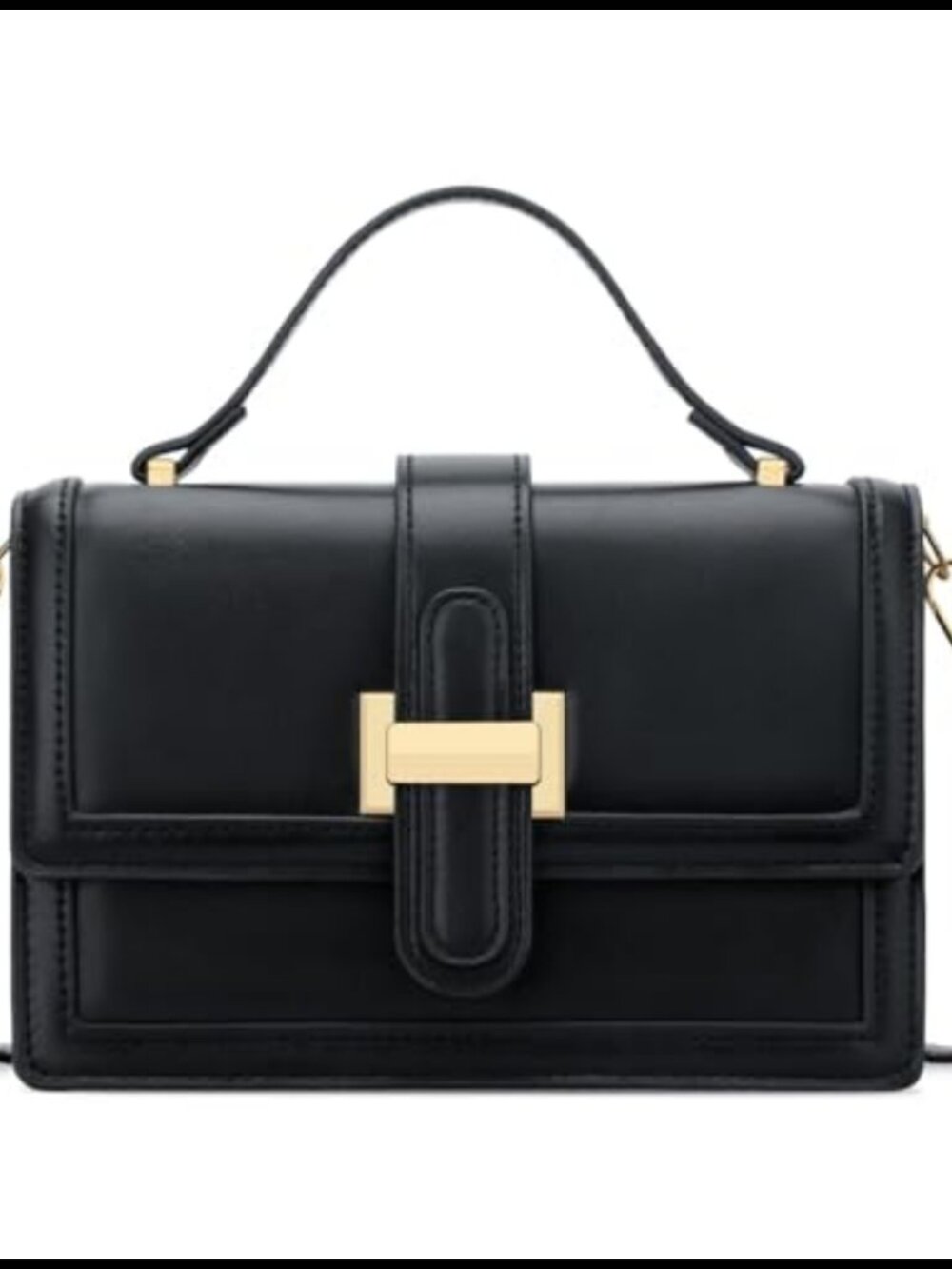 PU Leather Crossbody Bag Top Handle Small Designer Handbag for Women